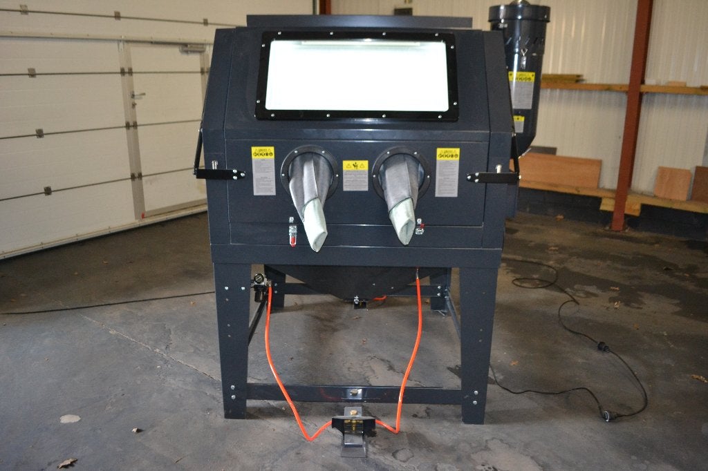 Straalcabine 1200 liter z.g.a.n.+ straalgrid, Doe-het-zelf en Bouw, Gereedschap | Overige machines, Ophalen, Zo goed als nieuw