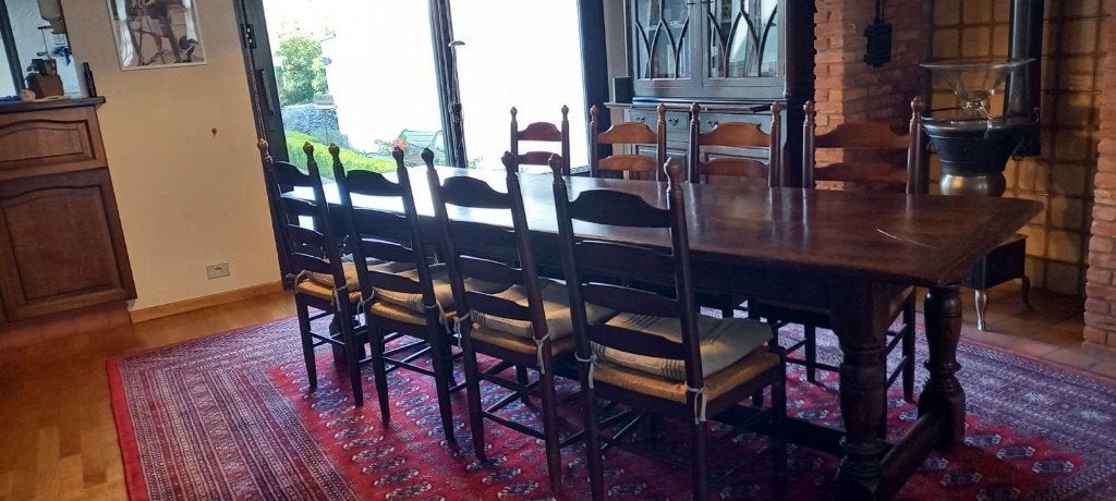 Antieke eikenhouten kloostertafel, Antiek en Kunst, Antiek | Meubels | Tafels, Ophalen