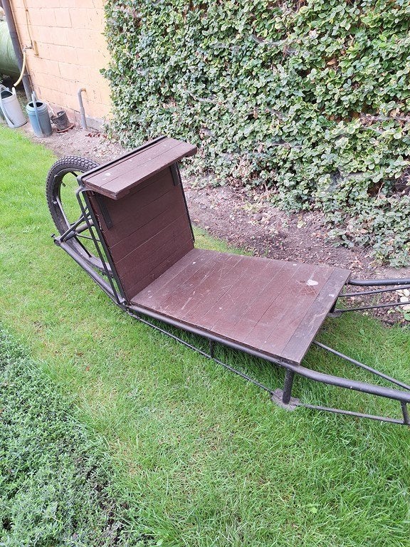 platte kruiwagen, Ophalen, Gebruikt, Eenwielig