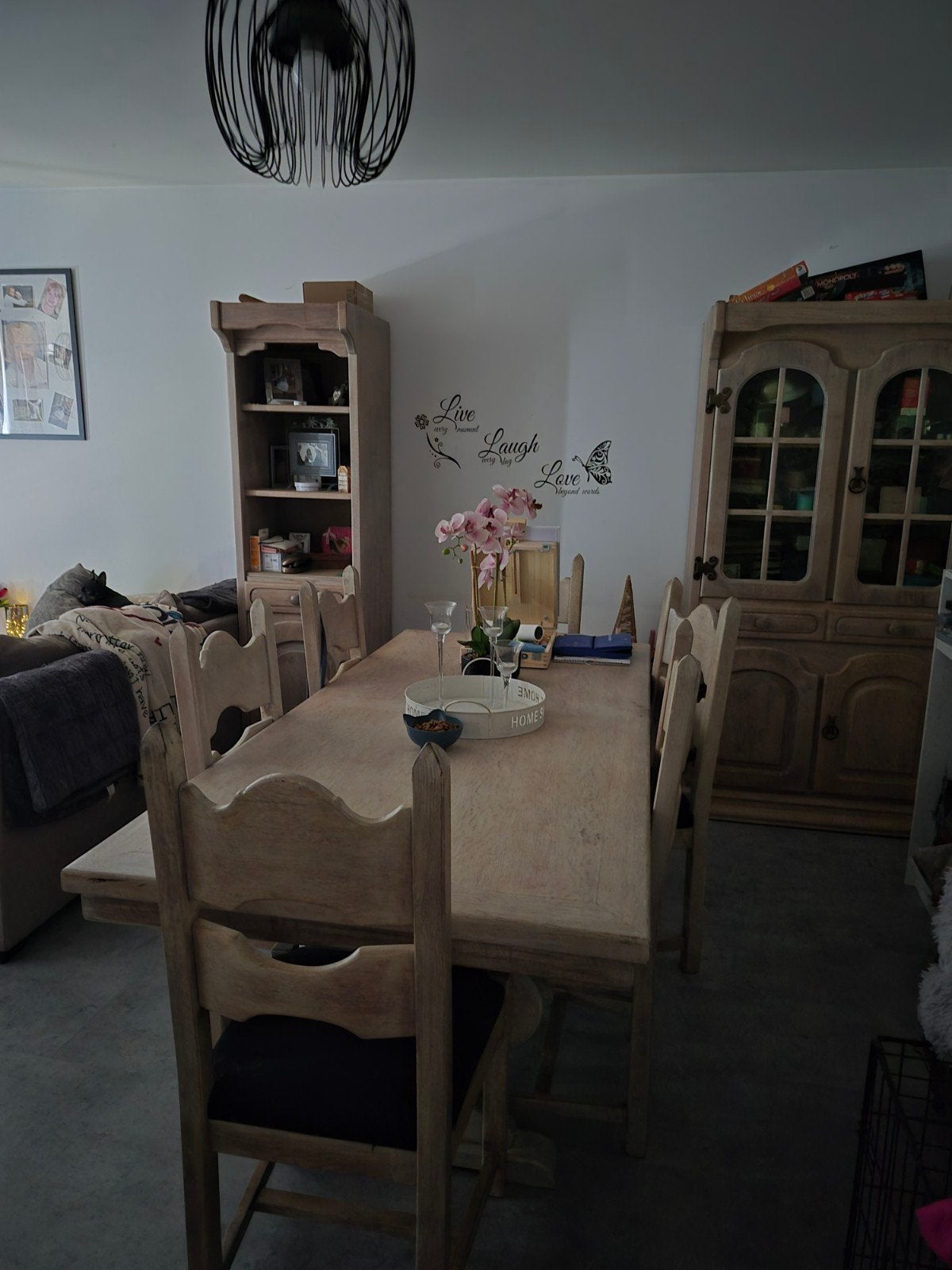 lichte bruine eetkamer, Huis en Inrichting, Ophalen