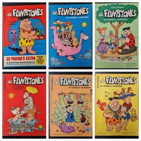 82 The Flintstones strip boeken HANNA BARBERA, Boeken, Stripverhalen, Complete serie of reeks, Hanna-Barbera, Ophalen, Gelezen