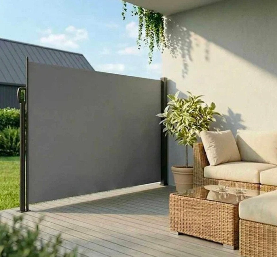 windscherm oprolbaar 3 x 1, 6m, Tuin en Terras, Ophalen, Zo goed als nieuw, 200 cm of meer