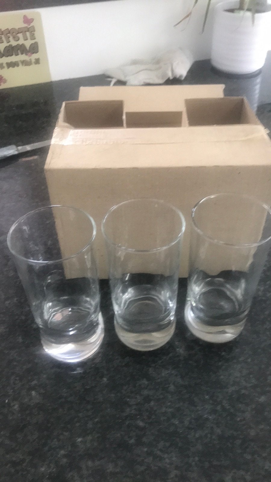 9 longdrinkglazen voor 1e, Ophalen of Verzenden, Zo goed als nieuw