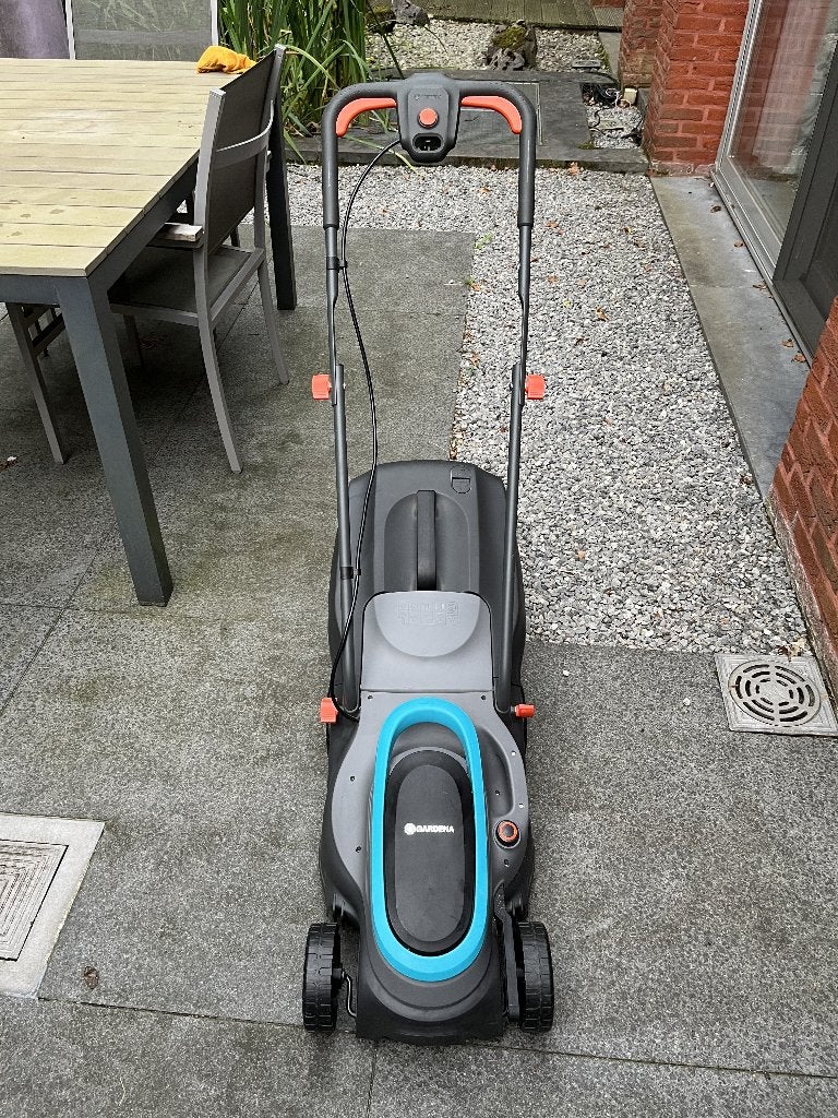 Gardena PowerMax | 32 cm (1200W), Tuin en Terras, Ophalen, Cirkelmaaier, Elektrische grasmaaier, Zo goed als nieuw