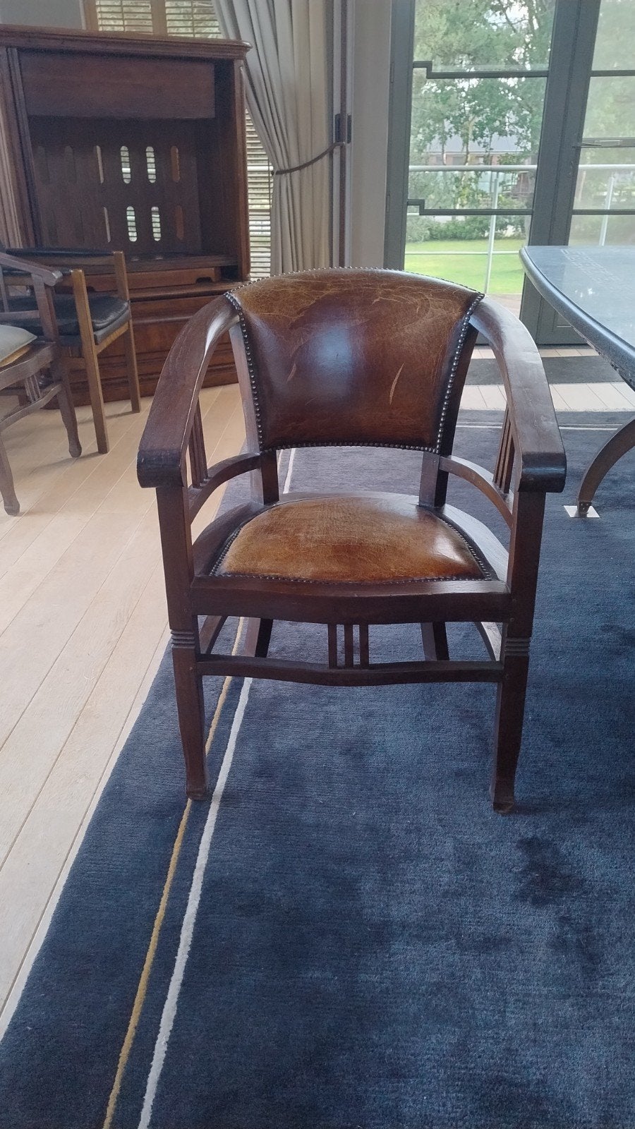 Mooie houten stoelen, Maison & Meubles, Chaises, Comme neuf, Brun, Enlèvement, Cinq, Six Chaises ou plus