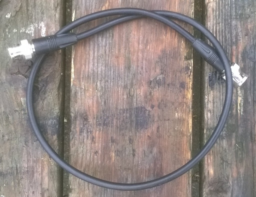 Snoer BNC - BNC, 1 meter 75 Ohm, Muziek en Instrumenten, Ophalen of Verzenden, Zo goed als nieuw, Apparatuur