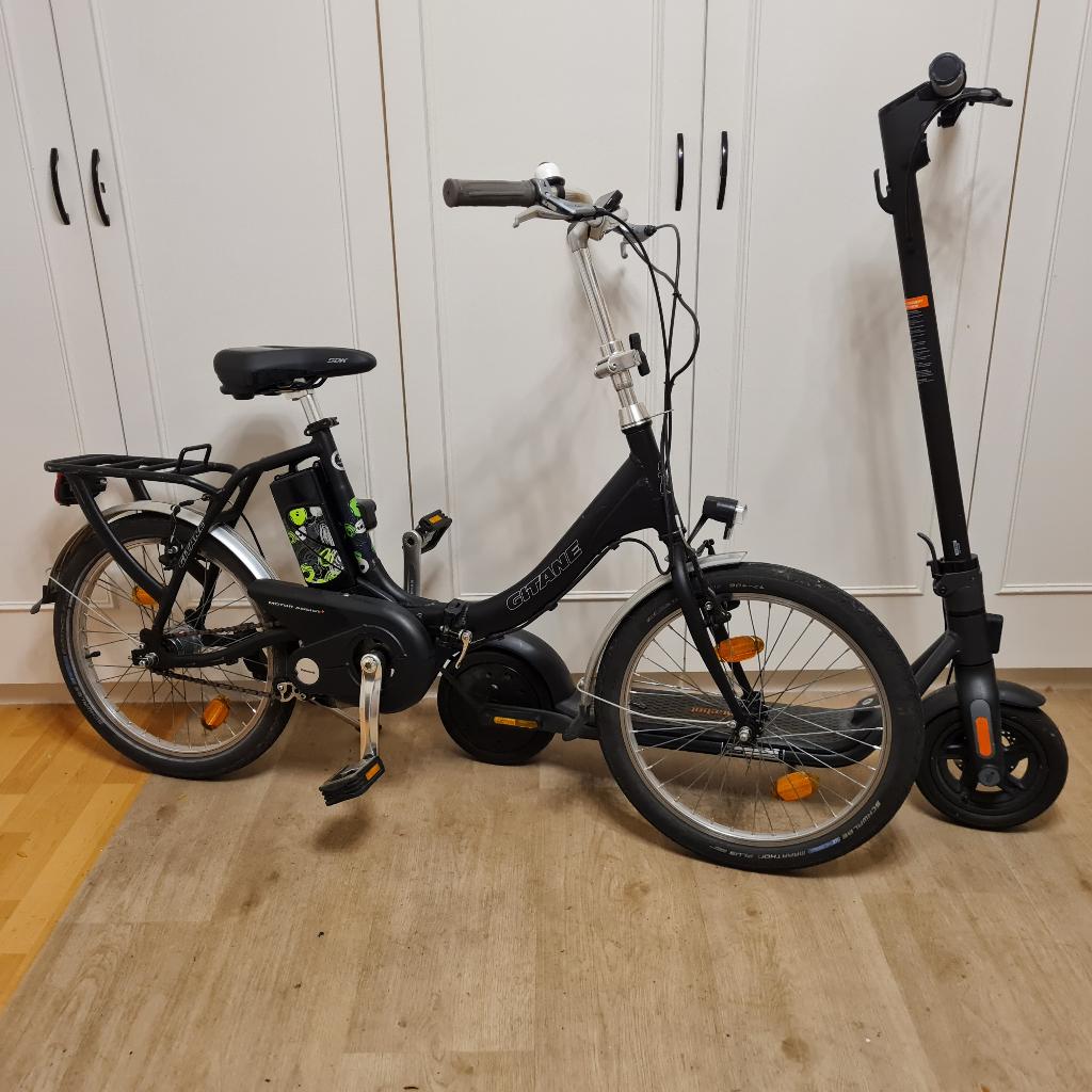 Vélo pliant électrique de la célèbre marque française Gitane, Vélos & Vélomoteurs, Autres marques, 47 à 51 cm, 50 km par batterie ou plus