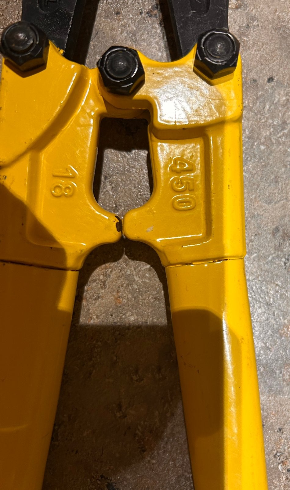 Sencys betonschaar 450 mm (18”) – boutenschaar, Doe-het-zelf en Bouw, Gereedschap | Handgereedschap, Ophalen of Verzenden, Zo goed als nieuw