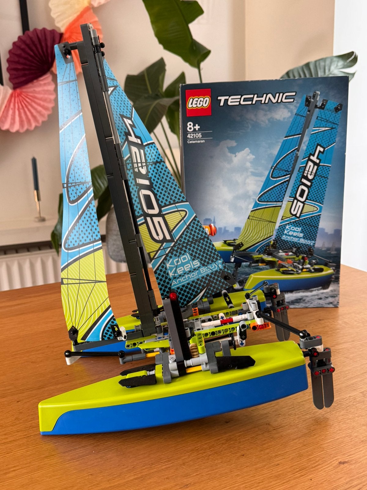 Lego Technic catamaran, Lego, Ophalen of Verzenden, Zo goed als nieuw, Compleet