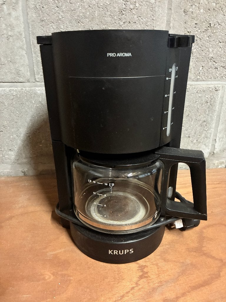 Koffiezet Krups Pro Aroma, Elektronische apparatuur, Koffiezetapparaten, Ophalen, Afneembaar waterreservoir, Gebruikt, 10 kopjes of meer