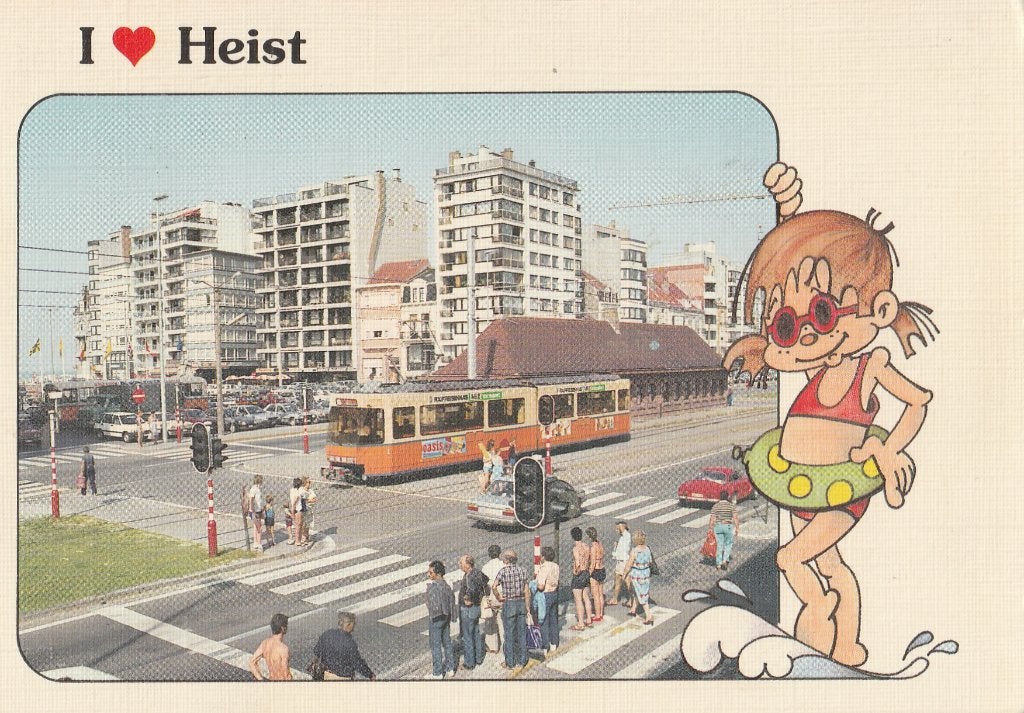 HEIST aan ZEE -  I Love Heist  +  Kusttram, Verzamelen, Verzenden, 1980 tot heden, Gelopen, West-Vlaanderen