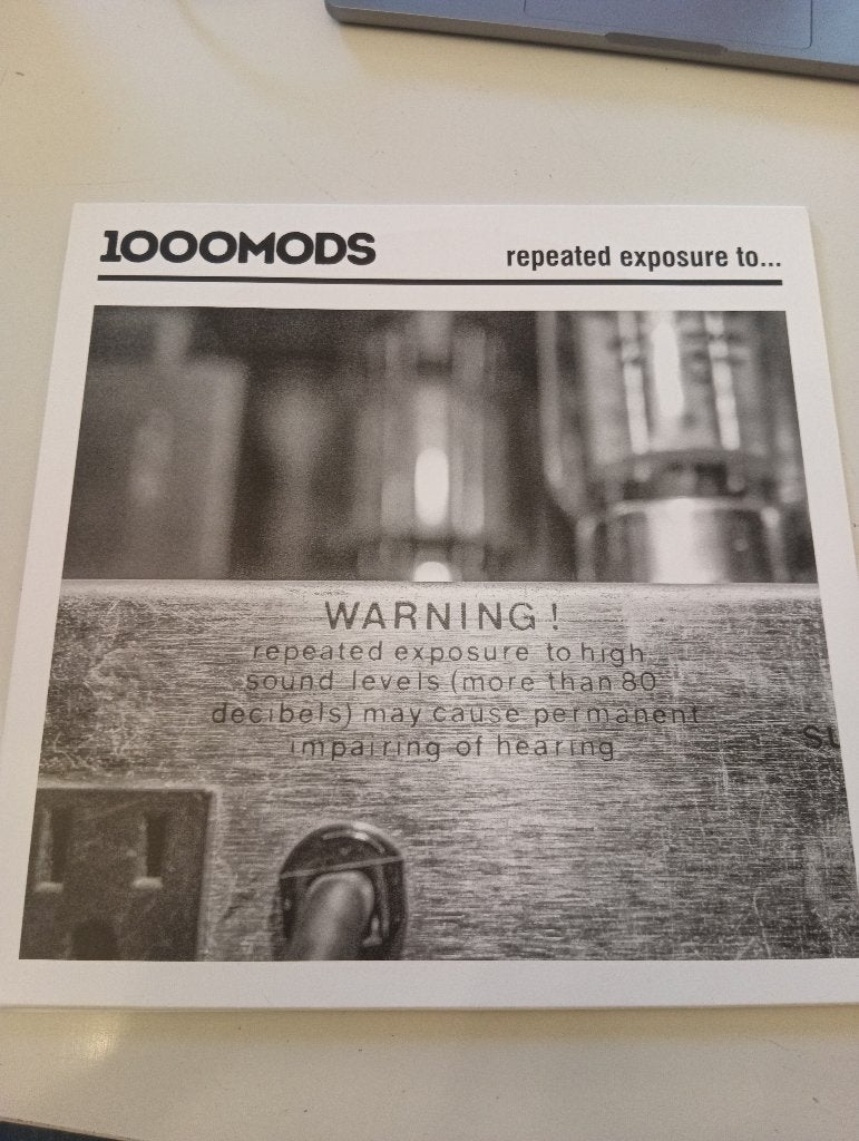 Lp 1000MODS "Repeated Exposure To..., Cd's en Dvd's, Vinyl | Hardrock en Metal, Ophalen of Verzenden, LP