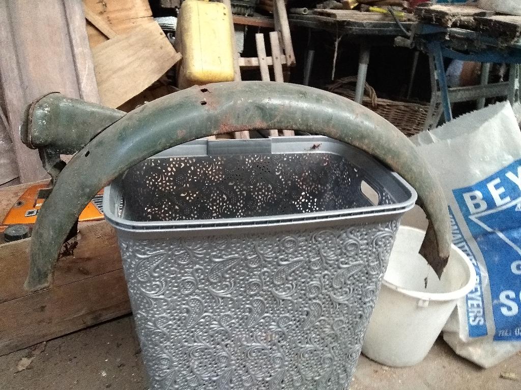 BSA  spatborden, Motoren, Ophalen, Gebruikt