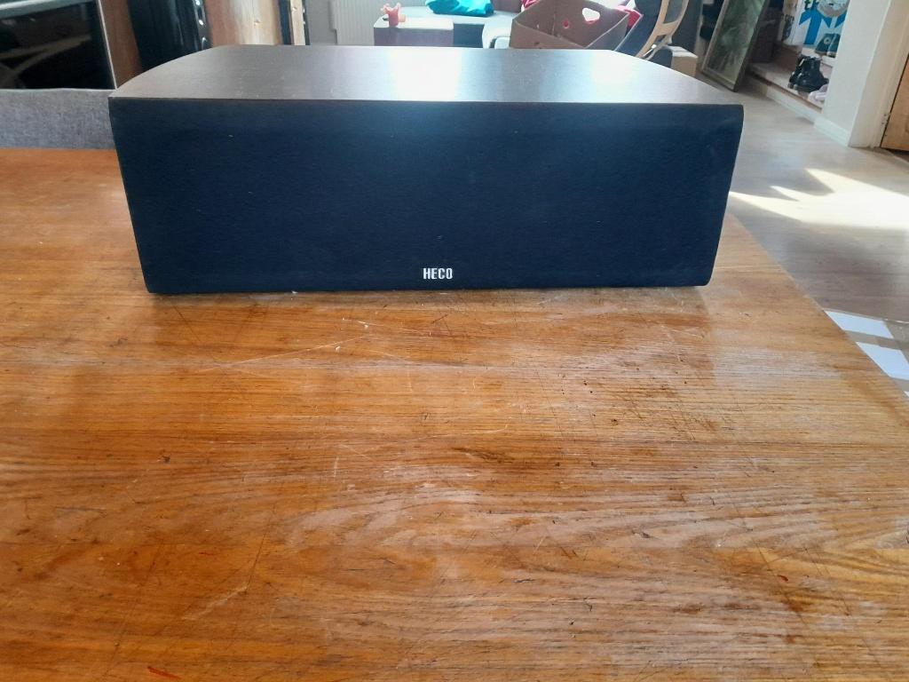 Heco center speaker, Audio, Tv en Foto, Luidsprekerboxen, Overige merken, Gebruikt, Ophalen of Verzenden, 60 tot 120 watt