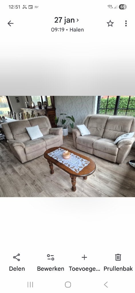 Salon, Huis en Inrichting, Ophalen, Gebruikt, Stof, Klasiek