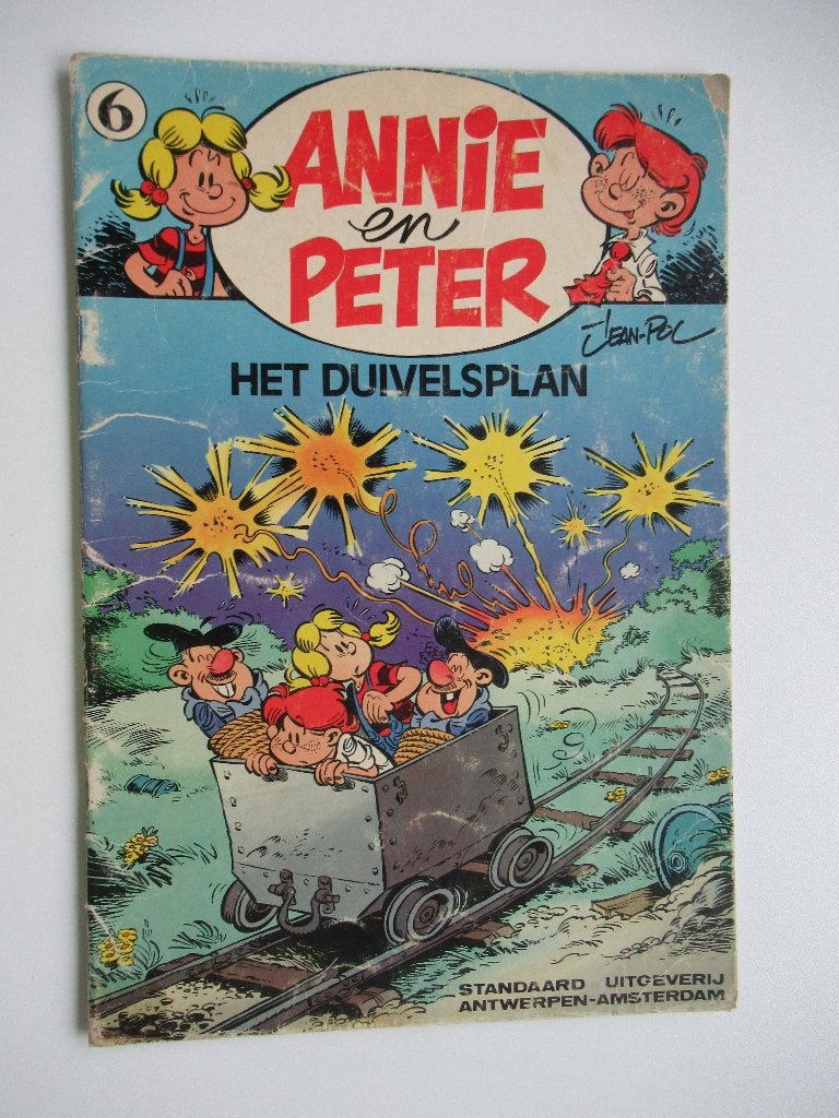 annie en peter..nr.6...het duivelsplan...........1st, Boeken, Stripverhalen, Ophalen of Verzenden, Gelezen