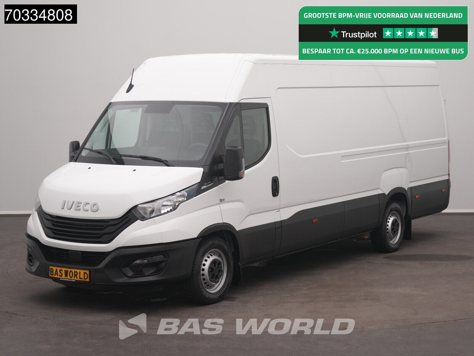 Iveco Daily 35S16 Automaat L3H2 160PK AC/Climate Camera Park, Auto's, Automaat, Stof, Gebruikt, Euro 6