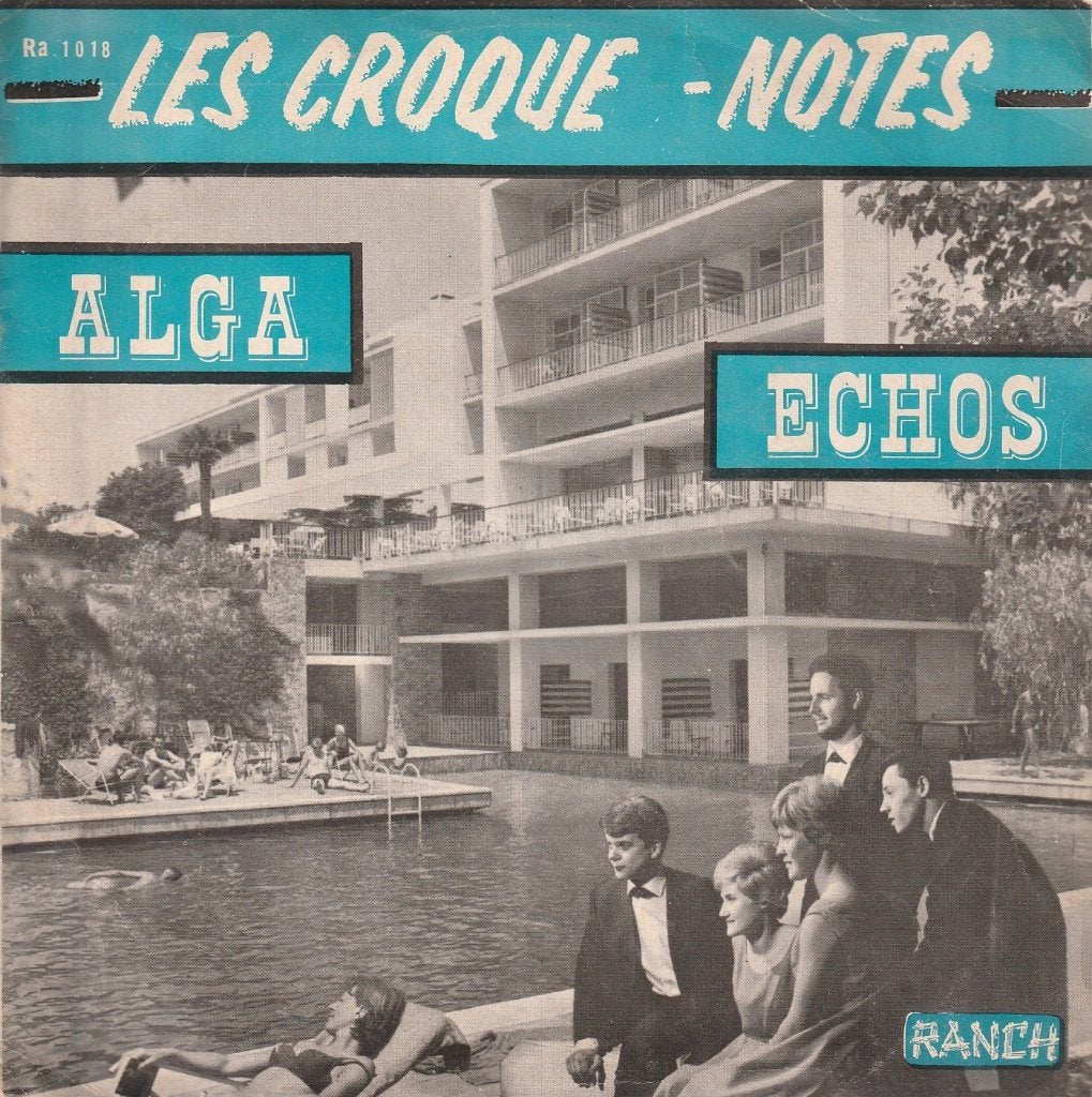 Les Croque-Notes - Alga / Echos - Belpop, Gebruikt, 7 inch, Pop, Overige typen