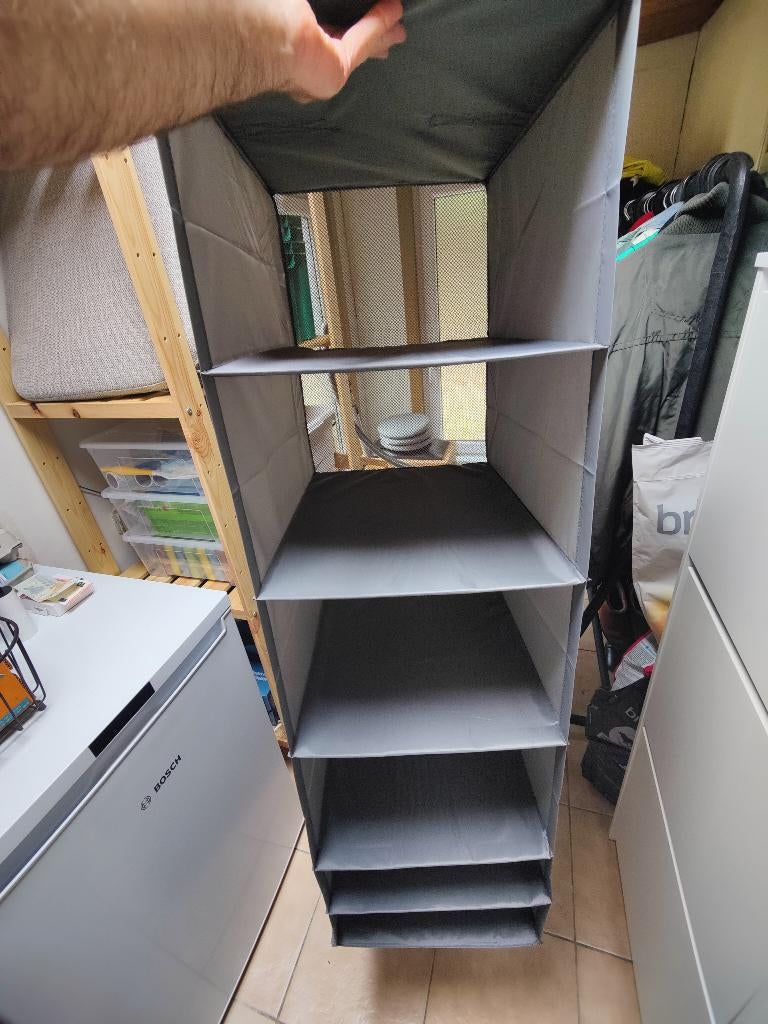 Ikea SKUBB Organizer met 6 vakken - grijs, Huis en Inrichting, Ophalen, 100 tot 150 cm, Nieuw, 25 tot 50 cm