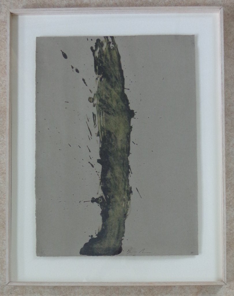 JAMES BROWN / ABSTRACTIE / KLEURZEEFDRUK / 83x65cm / KADER, Antiquités & Art, Enlèvement