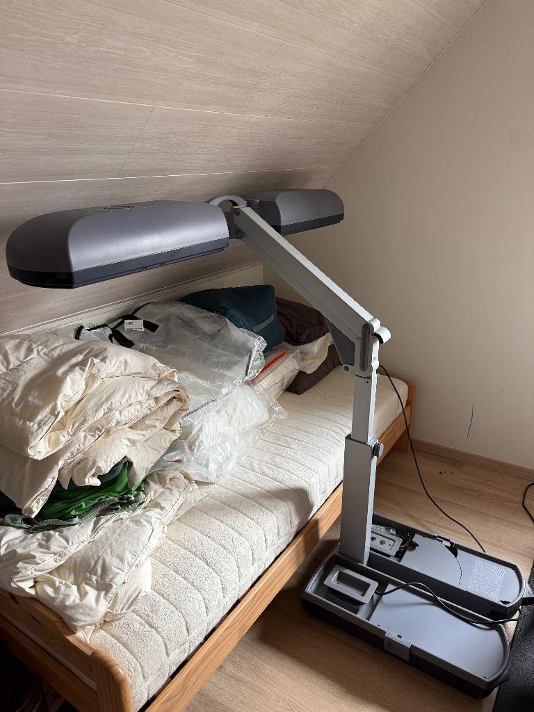Philips Relaxmobile HB955 Infrarood en UV - beschadigd, Elektronische apparatuur, Zonnebanken en Gezichtsbruiners, Ophalen, Gebruikt