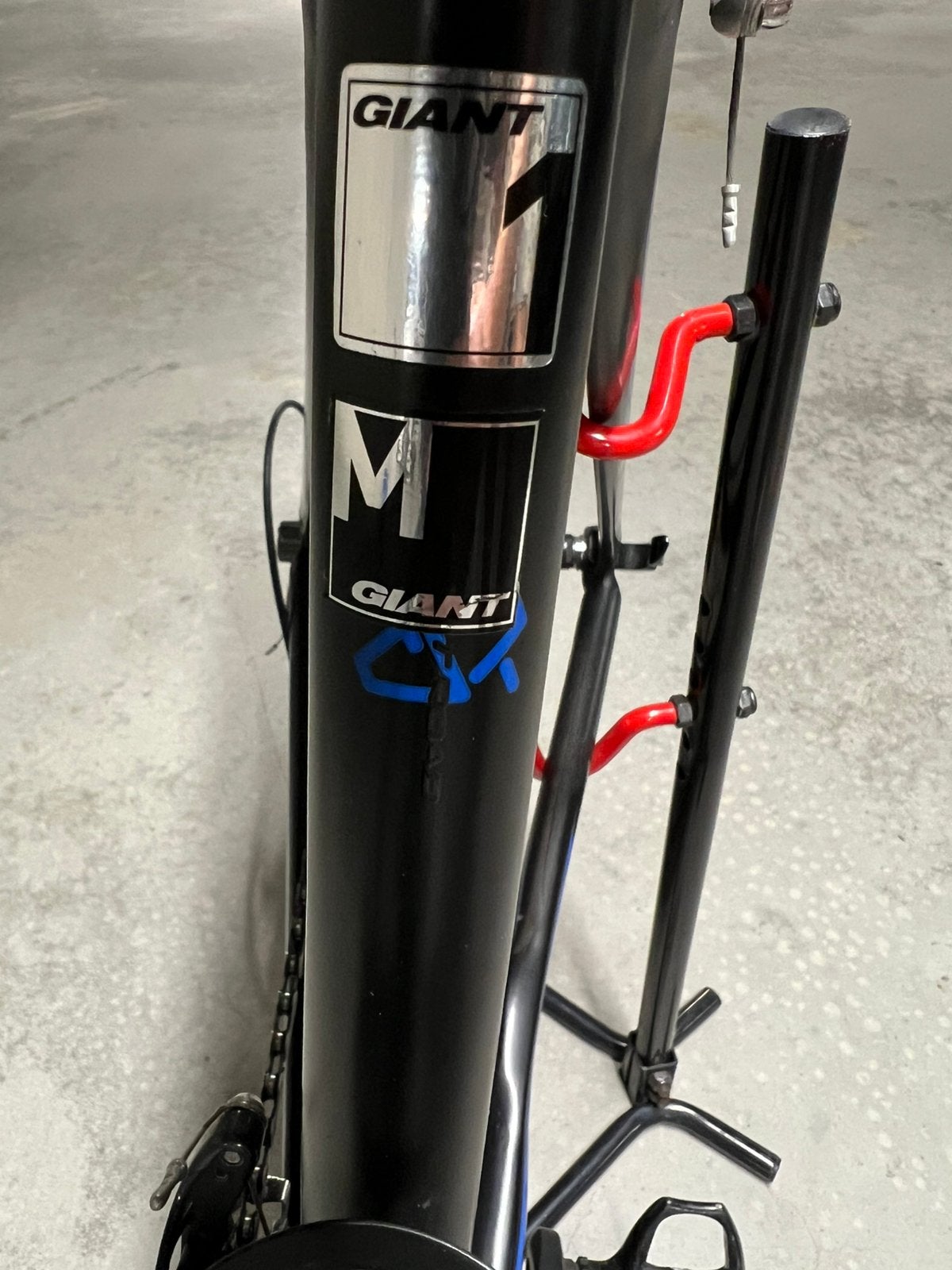 Racefiets Giant , mat zwart , M maat, Ophalen, 28 inch, Gebruikt, Carbon