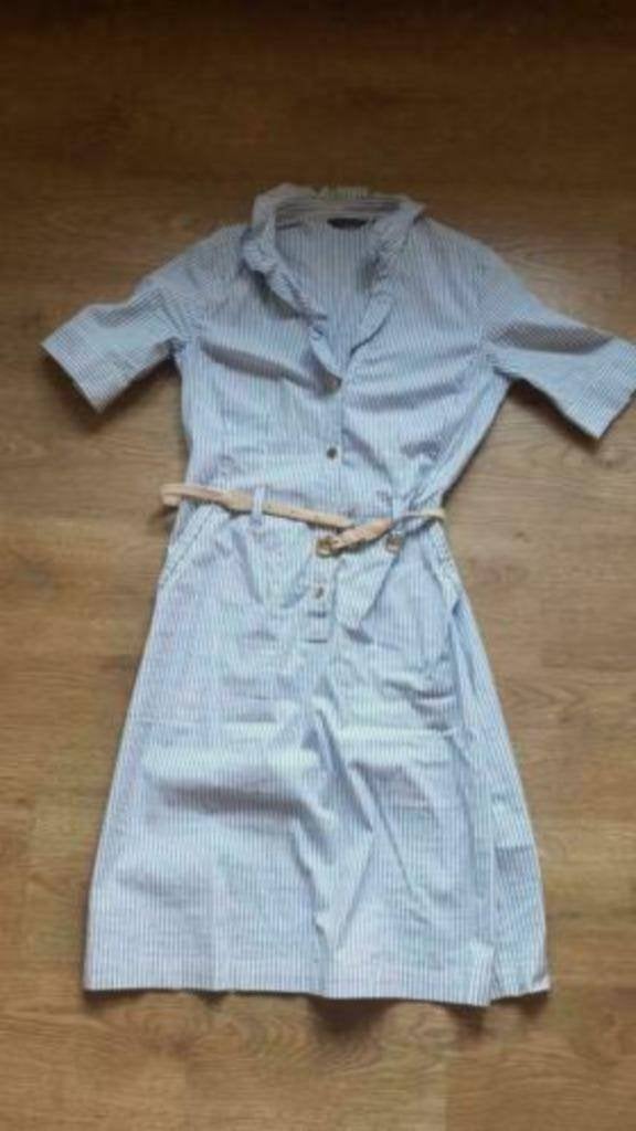 blauw wit kleed River woods maat 34 - 36 - XS - smal, Kleding | Dames, Blauw, River Woods, Ophalen of Verzenden, Zo goed als nieuw