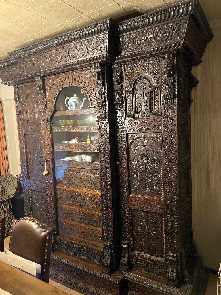 Oude antieken kast 1646, Ophalen