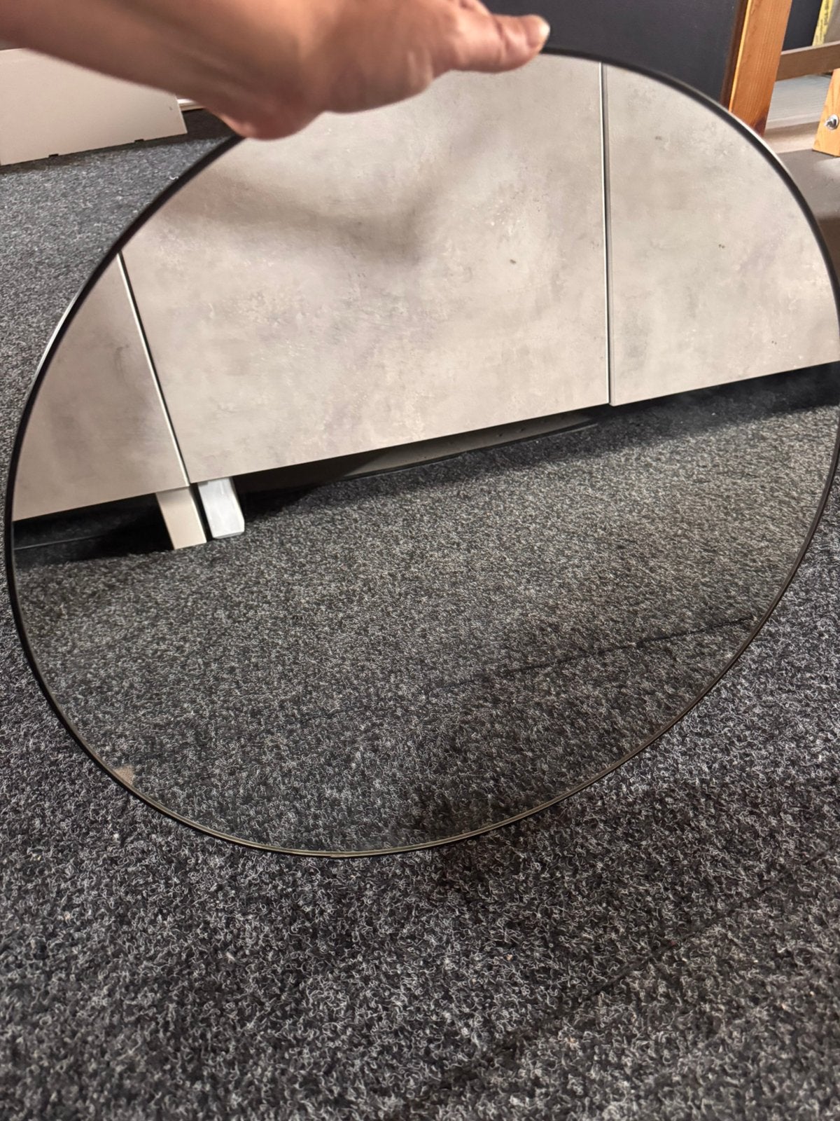 Grote ronde spiegel, Huis en Inrichting, Woonaccessoires | Spiegels, Ophalen of Verzenden, Zo goed als nieuw