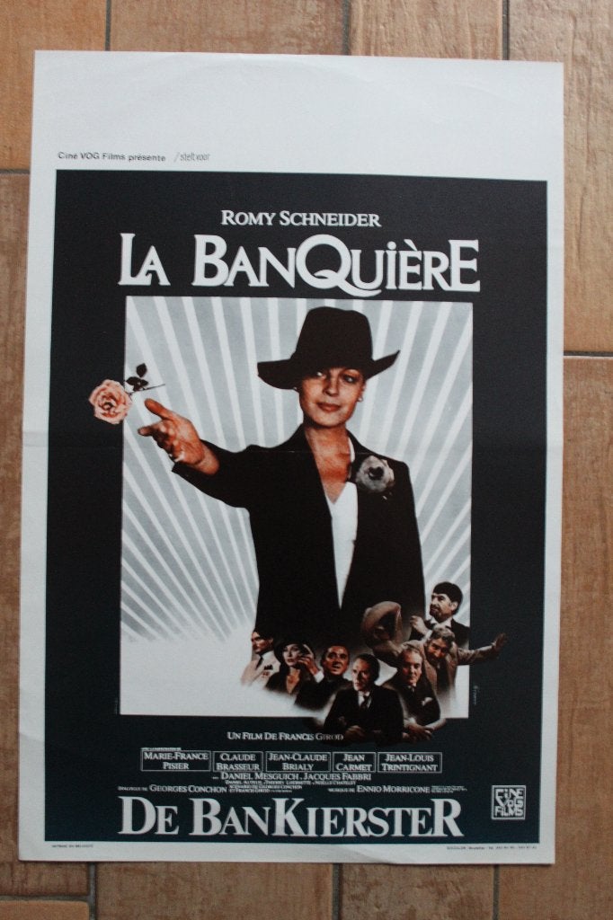 filmaffiche Romy Schneider la banquière filmposter, Enlèvement ou Envoi, Rectangulaire vertical, A1 jusqu'à A3, Comme neuf