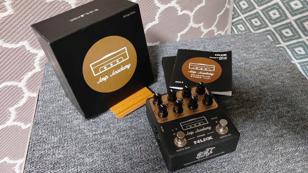 NUX PEDAL AMPLI SIMULATOR-AMP ACADEMY, Musique & Instruments, Effets, Enlèvement ou Envoi, Comme neuf, Volume