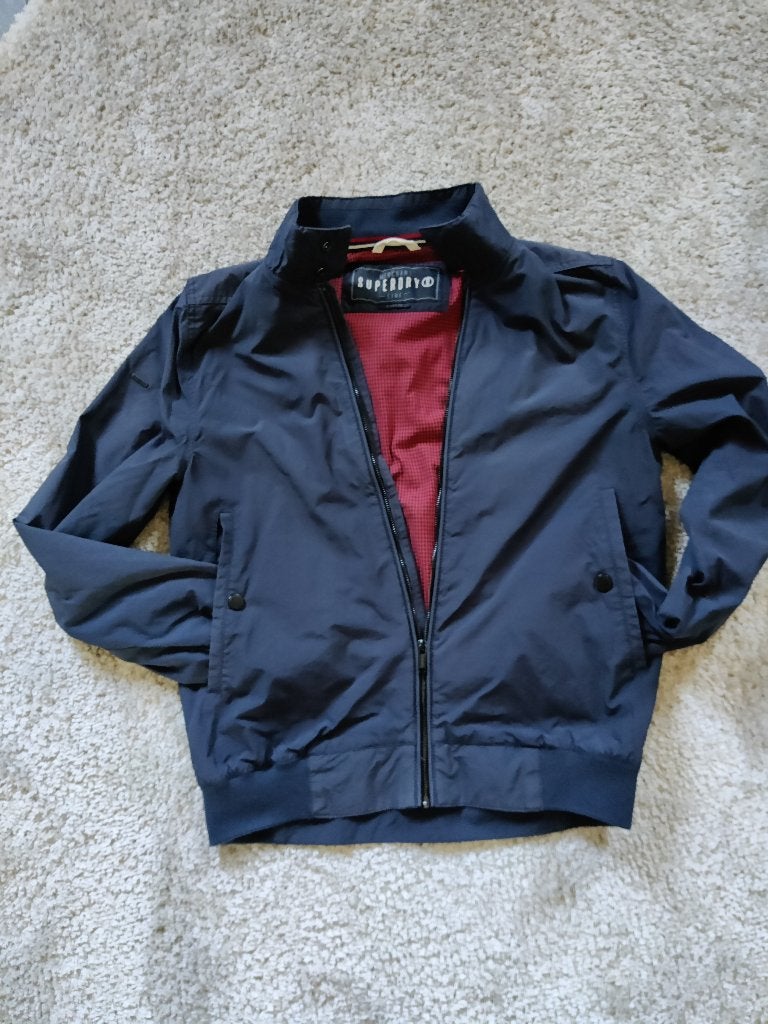Herenjas Superdry XL, Kleding | Heren, Blauw, SuperDry, Maat 56/58 (XL), Ophalen of Verzenden