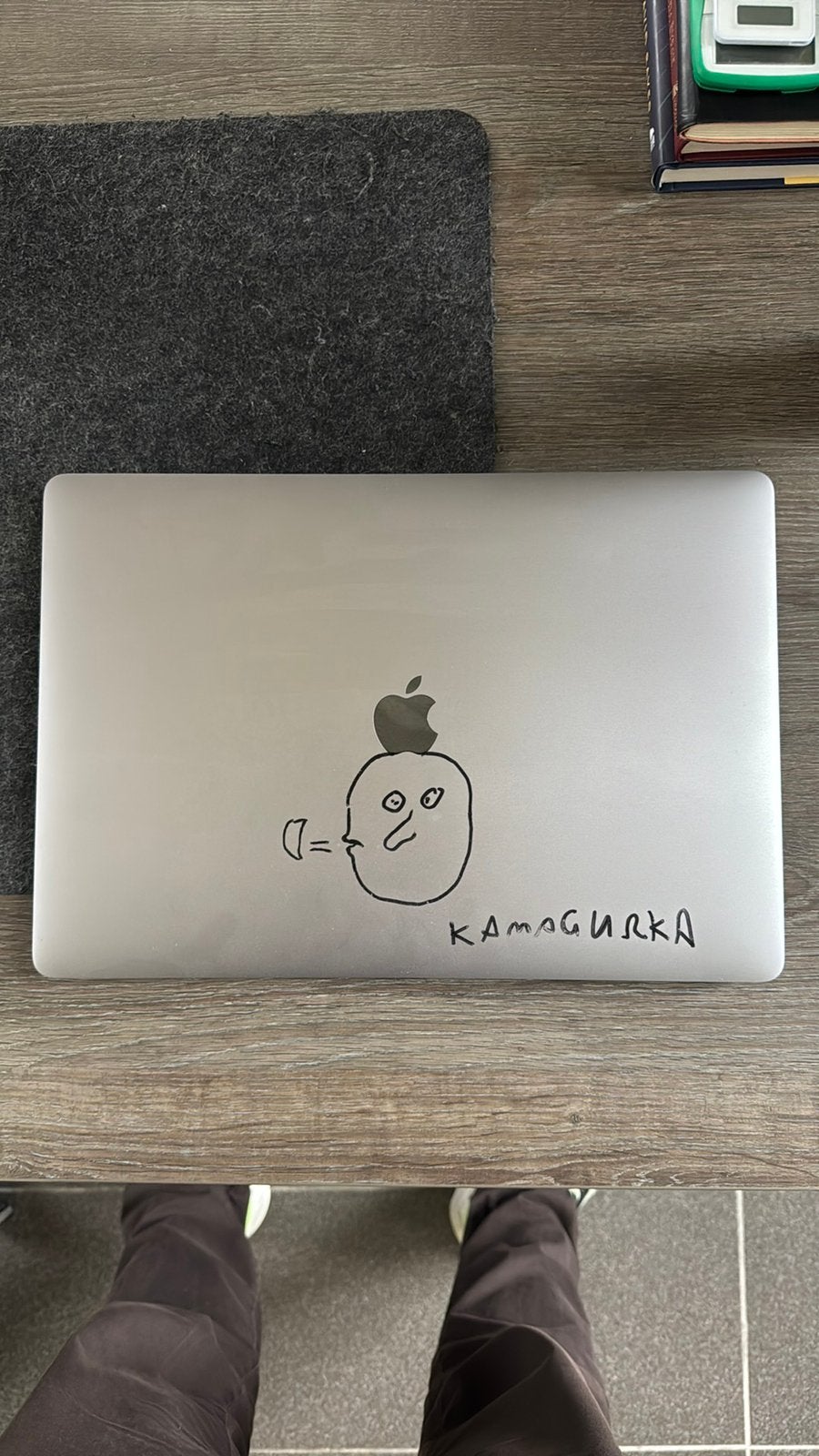 Gesigneerde Macbook Pro 16inc - Kamagurka, Computers en Software, Ophalen, Zo goed als nieuw