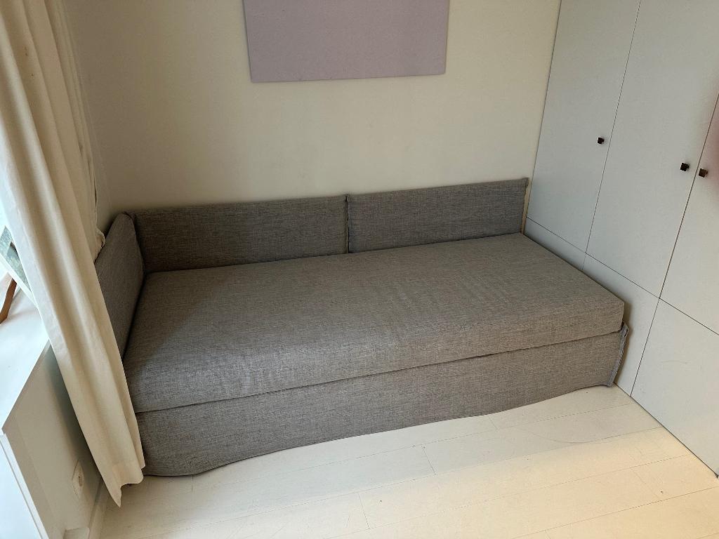 Elegante slaapzetel van Meridiani, Ophalen, 150 tot 200 cm, Tweepersoons, 75 tot 100 cm