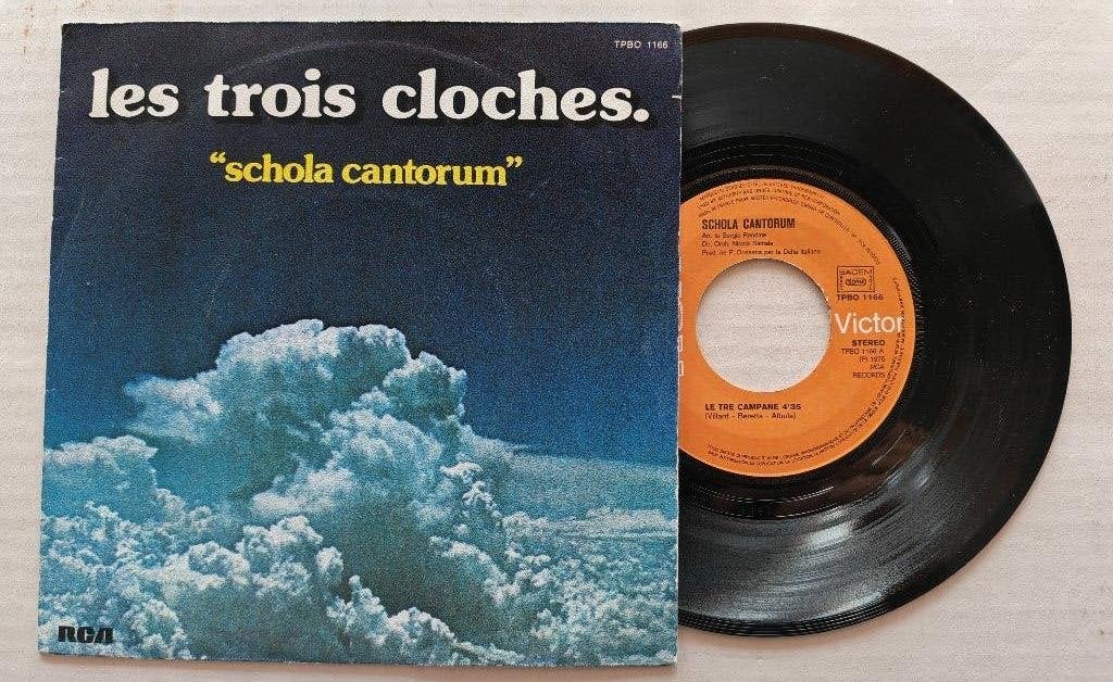 SCHOLA CANTORUM - Le tre campane (45t), Enlèvement ou Envoi, Comme neuf, Pop