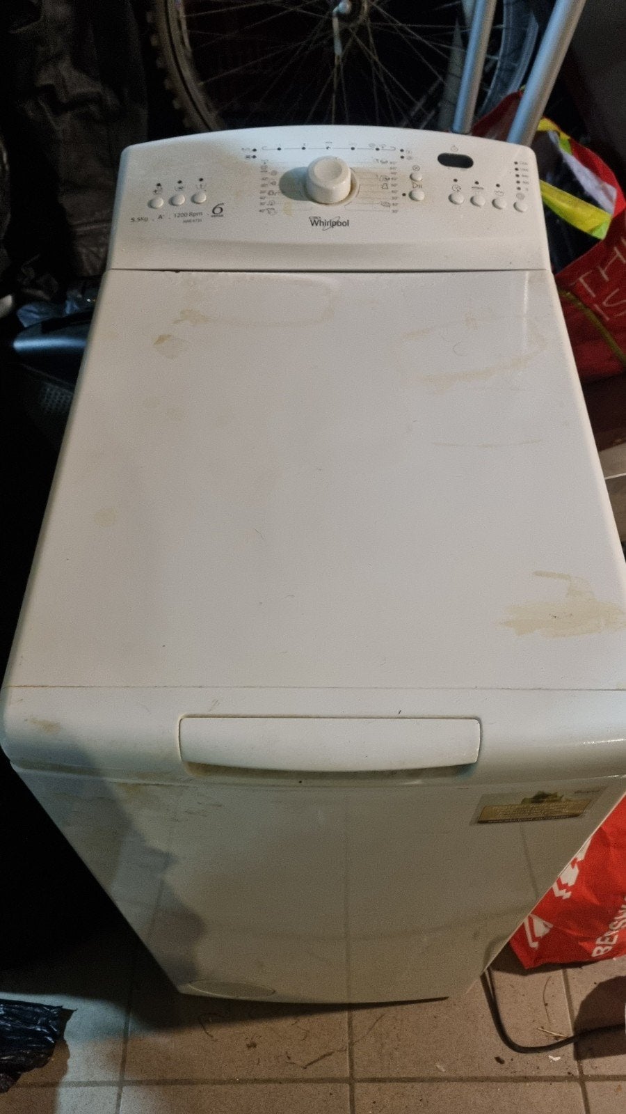 Machine à laver, Enlèvement