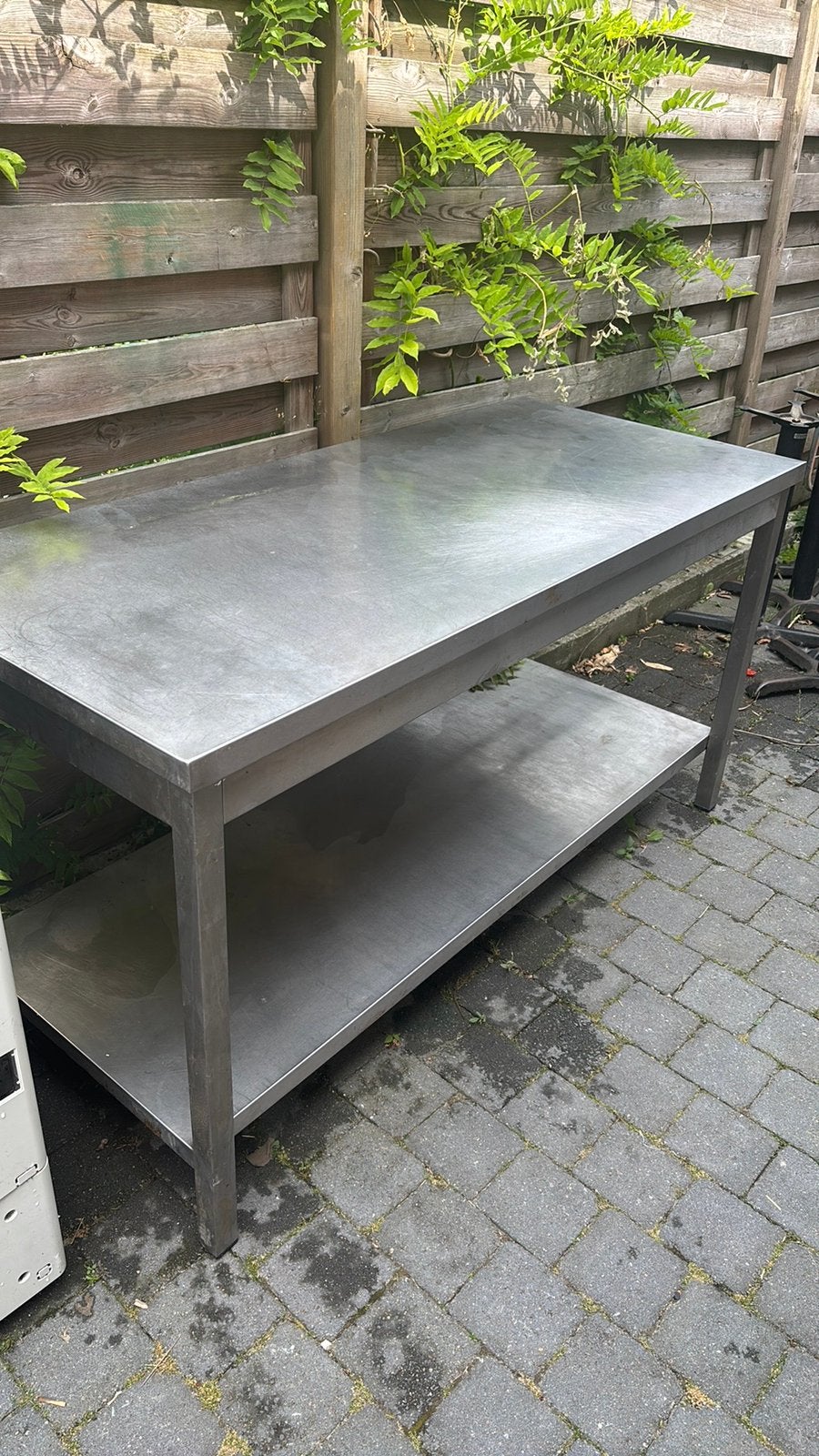 Table en inox, Enlèvement, Utilisé, Mobilier en inox