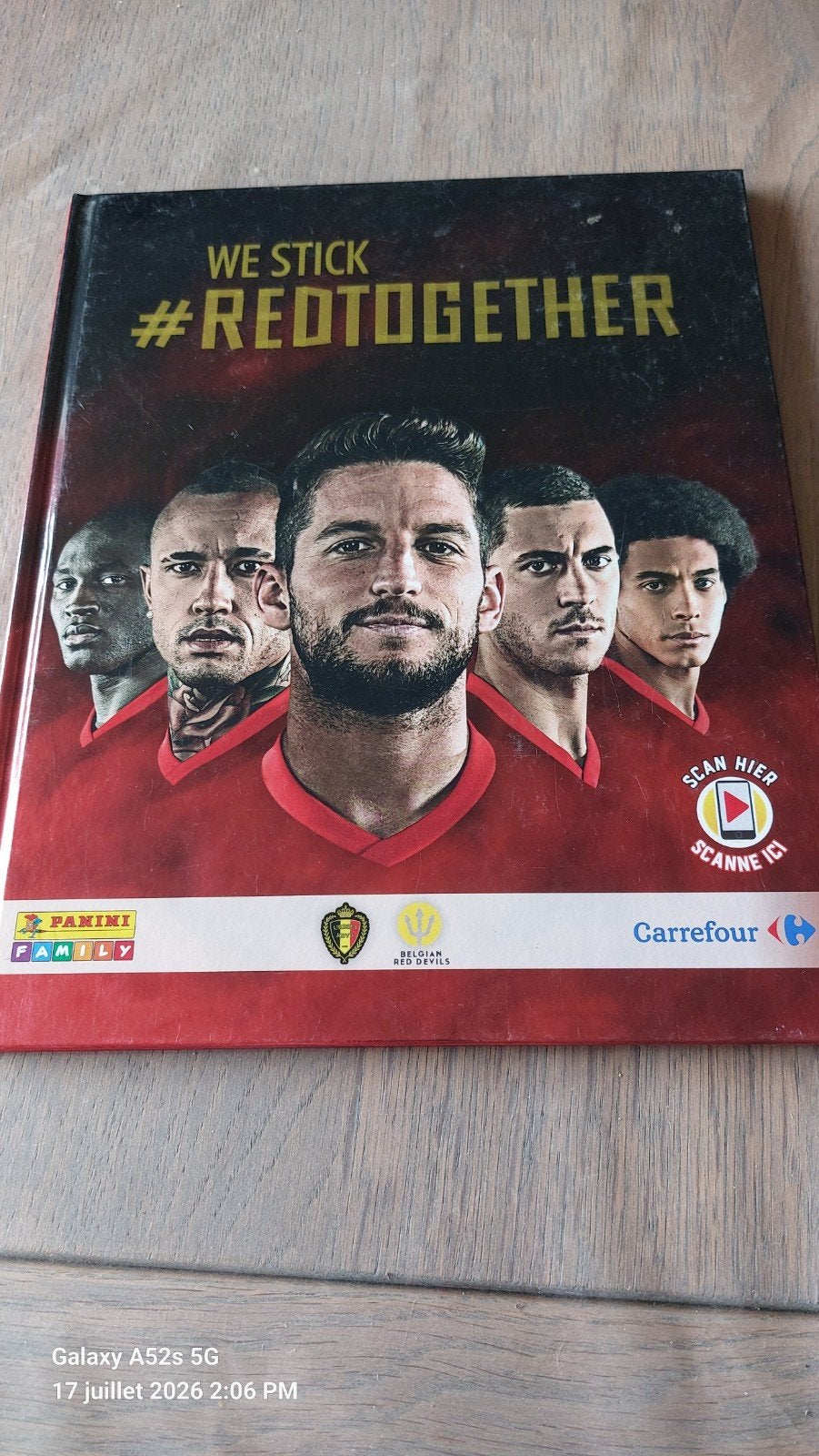 Album Panini Family Belgian Red Devils, Collections