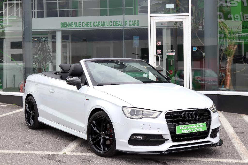 AUDI A3 CABRIO 1.6TDI 110CV S-LINE FULL, Auto's, Voorwielaandrijving, 4 zetels, 4 cilinders, Cabriolet
