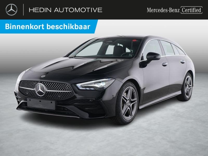 Mercedes-Benz CLA-Klasse 180 Shooting Brake AMG Line | Smart, Auto's, CLA, Stof, Gebruikt, Zwart