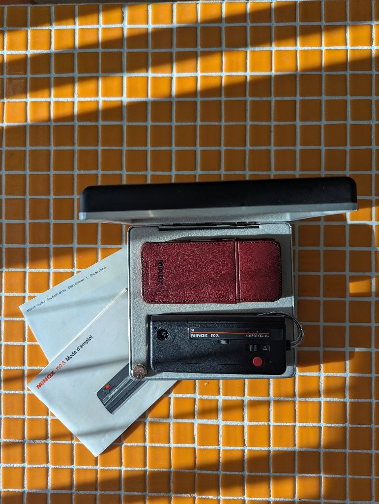 Minox 110S, Audio, Tv en Foto, Fotocamera's Analoog, Ophalen, Zo goed als nieuw, Compact, Overige Merken