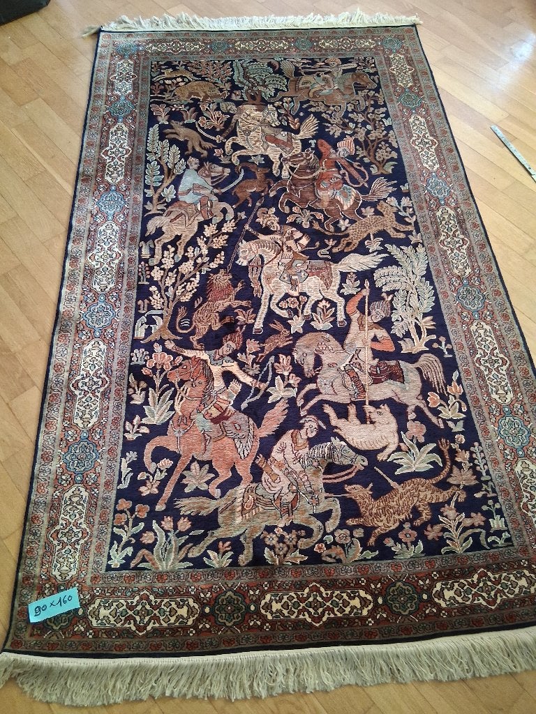 Tapis Kashmir, Enlèvement ou Envoi
