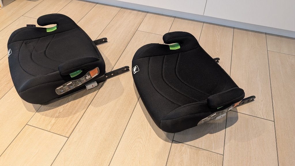 2x Lionelo Luuk FIX i-Size Zitverhoger Autostoel Kinderstoel, 22 t/m 36 kg, Zo goed als nieuw, Isofix, Ophalen