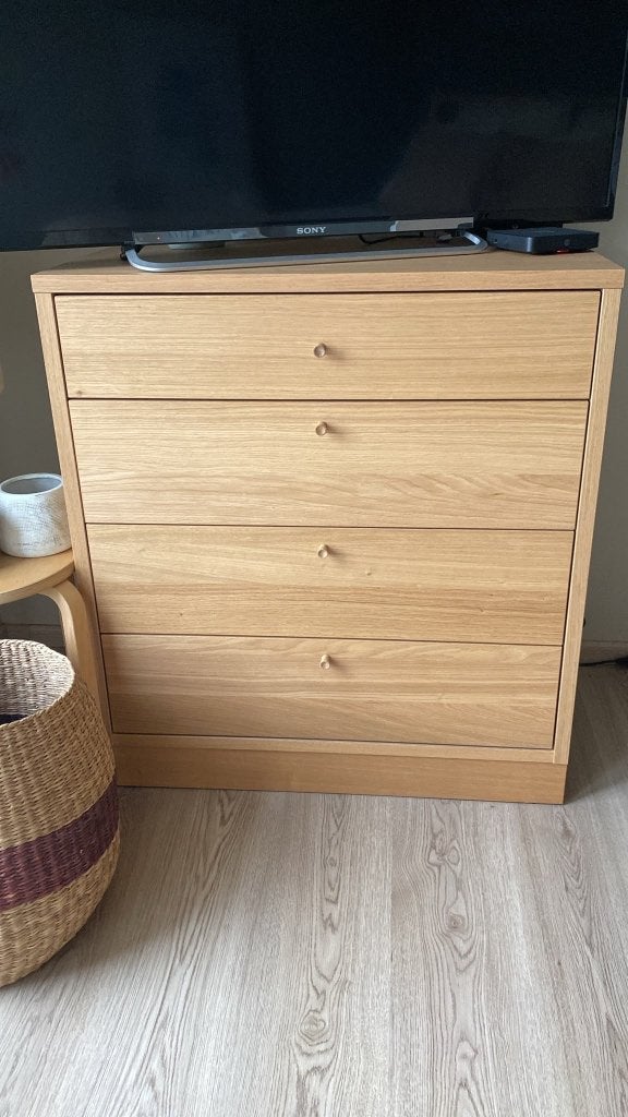 Dressoir met 4 lades, 150 à 200 cm, Comme neuf, Enlèvement, Avec tiroir(s)