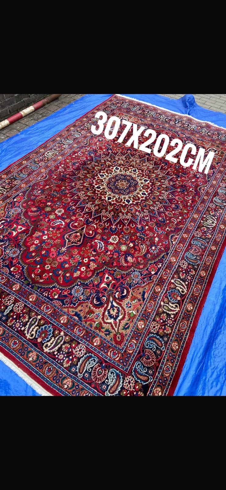 Old IRANIAN MOOD, afm. 307 x 202 cm., Ophalen, Gebruikt