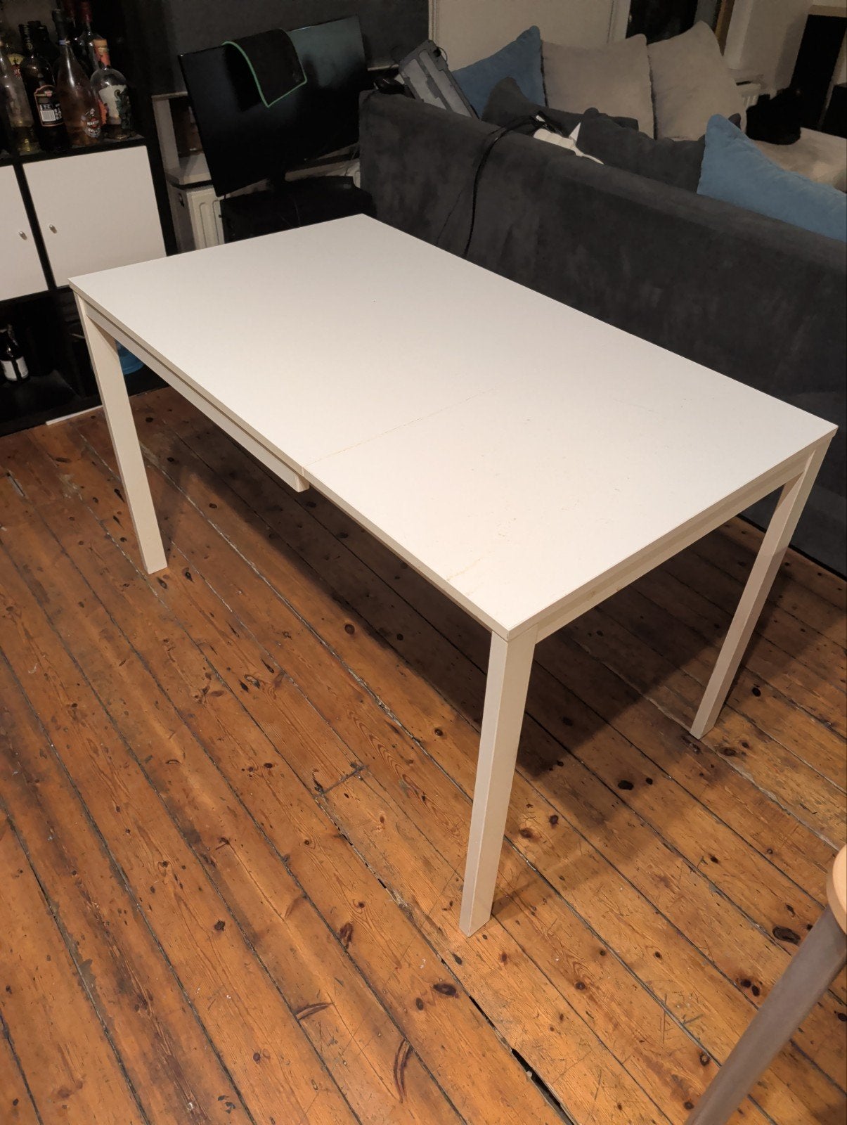 Table salle à manger extensible 70x80 cm/ 70x120cm, Maison & Meubles, 100 à 150 cm, Quatre personnes, Métal, Comme neuf