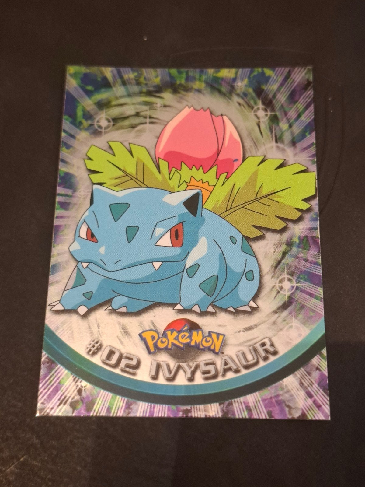 Pokémon Topps 1999 - Ivysaur #02 Holo Foil (édition italienn, Enlèvement ou Envoi, Foil