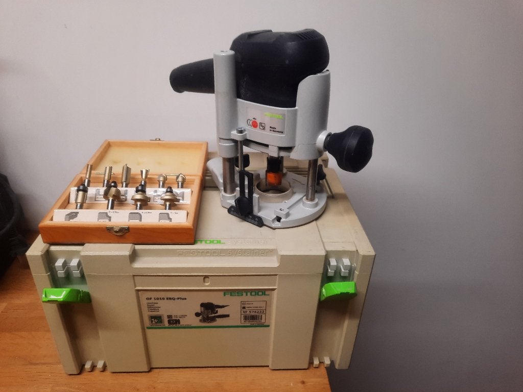 Défonceuse Festool, Enlèvement