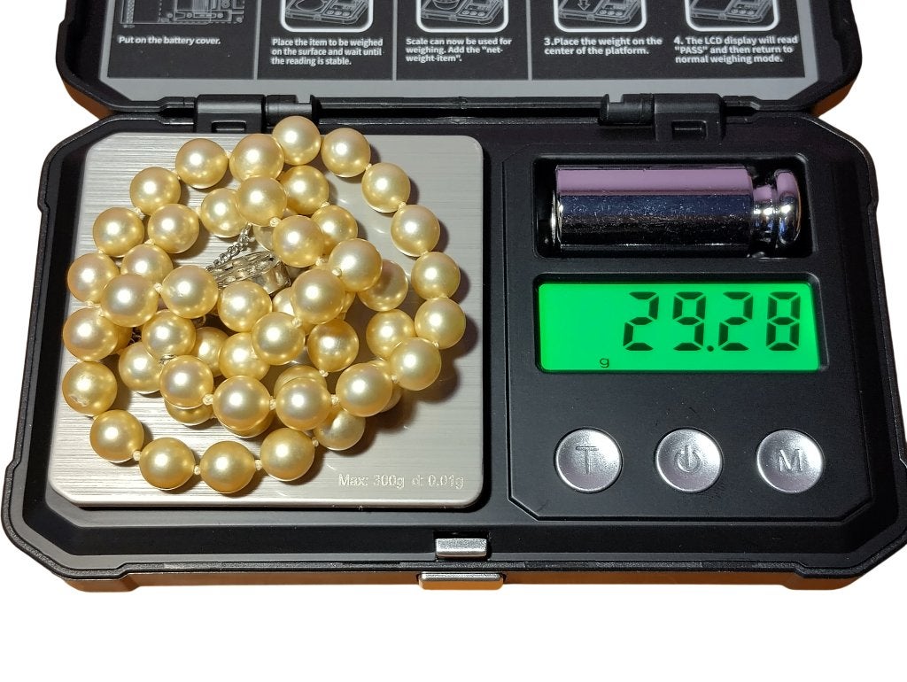 Collier perles 48cm vintage 70/80, Bijoux, Sacs & Beauté, Enlèvement, Autres matériaux, Collier