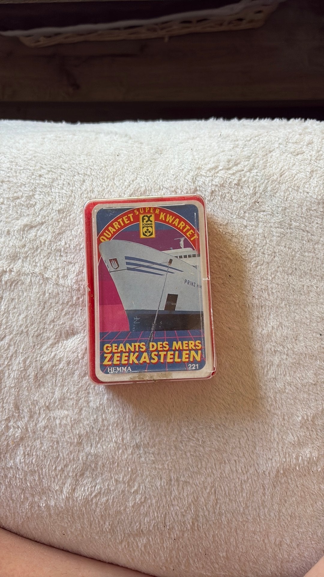 Vintage Kwartet "Zeekastelen, Verzamelen, Speelkaarten, Jokers en Kwartetten, Ophalen of Verzenden, Zo goed als nieuw